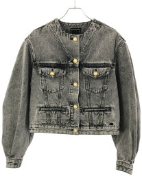 JACOB COHEN ヤコブコーエン 23AW ストーンウォッシュ パールボタンデニムジャケット グレー 40 【中古】 ITE5SKP64ZF4