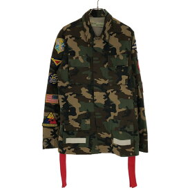 OFF-WHITE オフホワイト 17AW Archive Field Jacket ワッペン ミリタリージャケット カーキ XS OMEA007F17039007 【中古】 ITFLG5TD8BRI