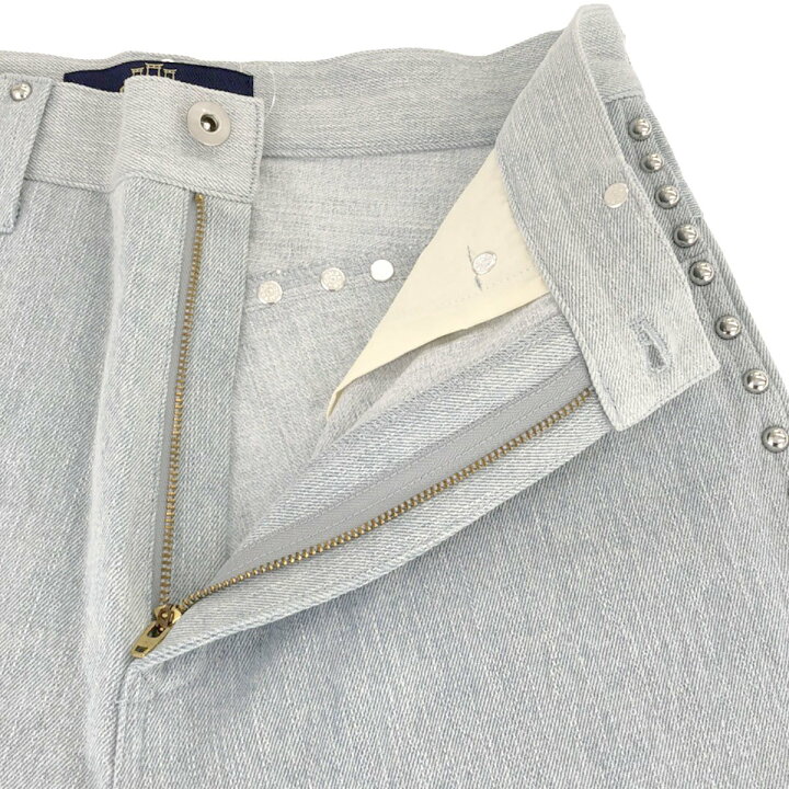 楽天市場】SHIKITARI シキタリ STUDDED DENIM PANTS スタッズデニム 