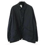 COMOLI コモリ 23AW コットンナイロン コーチジャケット ブラック 3 Y03-04012 【中古】 ITIMA2LB8VT8