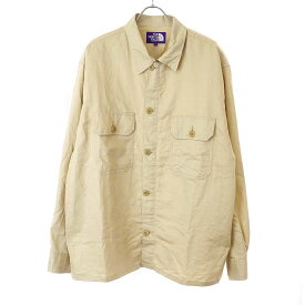 THE NORTH FACE PURPLE LABEL ザ ノースフェイス パープルレーベル 24SS Moleskin Field Shirt Jacket モールスキンフィールドシャツジャケット ベージュ XL NP2403N 【中古】 IT8BRTM4SF00