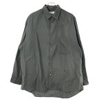 Graphpaper グラフペーパー 22AW Broad Oversized L/S Regular Collar Shirt レギュラーカラーシャツ グレー F GM223-50061B 【中古】 IT0V991GHV92