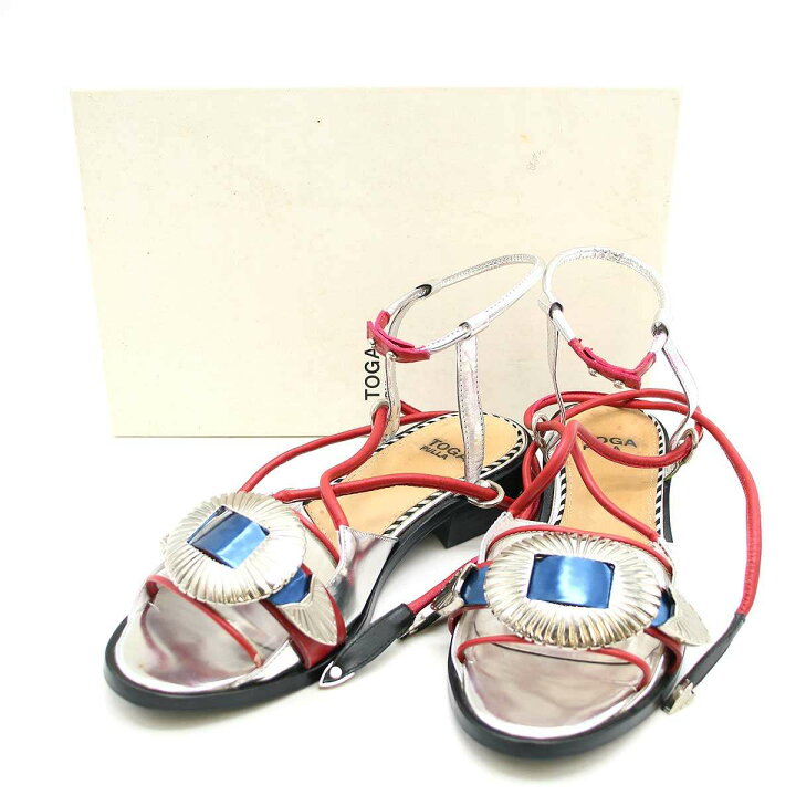 楽天市場】TOGA PULLA トーガ プルラ Metal strap sandal メタル  