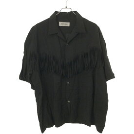 DISCOVERED ディスカバード 22SS FRINGE RAYON SHIRT ショートスリーブフリンジシャツ DC-SS22-SH-03 ブラック 3 【中古】 ITW90K3QG3PS