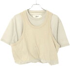 JANE SMITH ジェーンスミス 24SS LAYERED T-SHIRT レイヤードデザインTシャツ 24SCT-#234S ベージュ系 S 【中古】 ITYU3MLGMR70