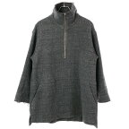 Plage プラージュ 22AW TWEED half zip ツイードハーフジッププルオーバー グレー F 【中古】 IT8PSNSFZS4B