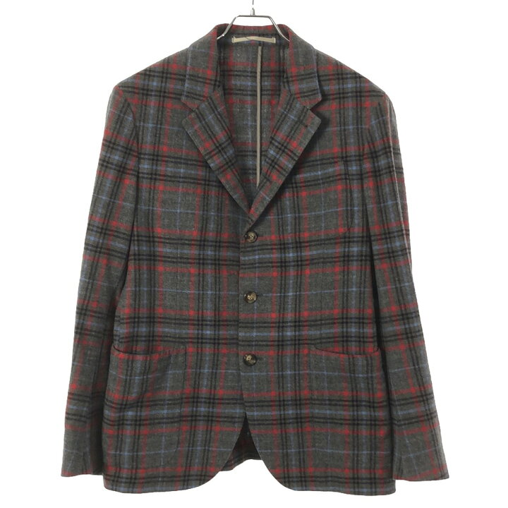 楽天市場】Cantarelli カンタレリ KNIT JACKET タータンチェック 