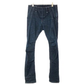 THEE OLD CIRCUS ジ オールドサーカス 13.5oz stretch denim オーバーロックステッチデニムパンツ 0199 ROT-9 インディゴブルー 2 【中古】 ITHWSCP5088I