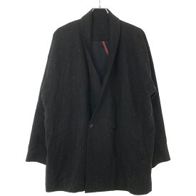 YANTOR ヤントル 23AW Shawl Collar Jacket ショールカラージャケット Y235JK01 ブラック M 【中古】 ITW017JFCCB8