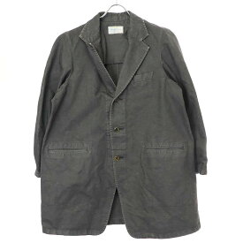 The crooked Tailor ザ クルーキッドテーラー 16AW tailor collar cut-away tent line coat ヴィンテージコットンコート チャコール 46 【中古】 ITY98N7BQS0U