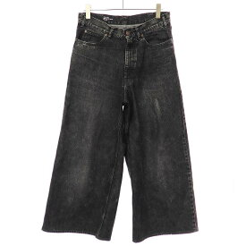 CELINE セリーヌ 22SS ELEPHANT JEANS エレファント バギーデニムパンツ 2N644573Q ブラック 28 【中古】 ITH1EJBO0AMW