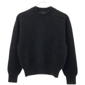 BATONER バトナー CROPPED CREW NECK キッドモヘアニットセーター BN-23FL-043 ブラック 1 【中古】 ITIHP1W6M648