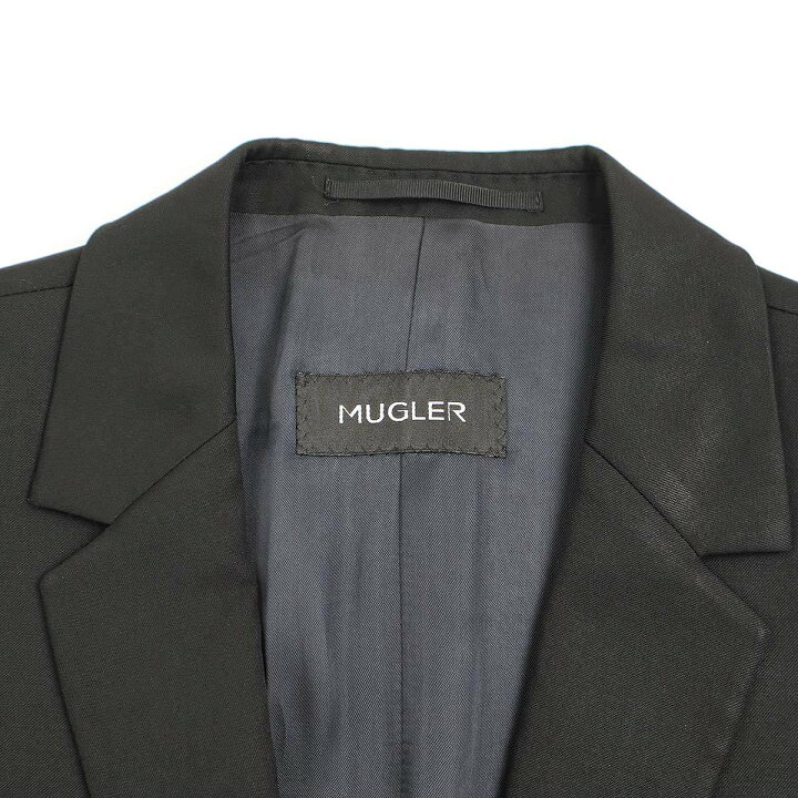 楽天市場】MUGLER ミュグレー ウールギャバジン ジップポケット 