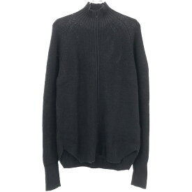 REGULATION Yohji Yamamoto MEN レギュレーション ヨウジヤマモト メン 19AW ジップアップニットセーター HC-K52-883 ネイビー 3 【中古】 ITN55NWN3GCI