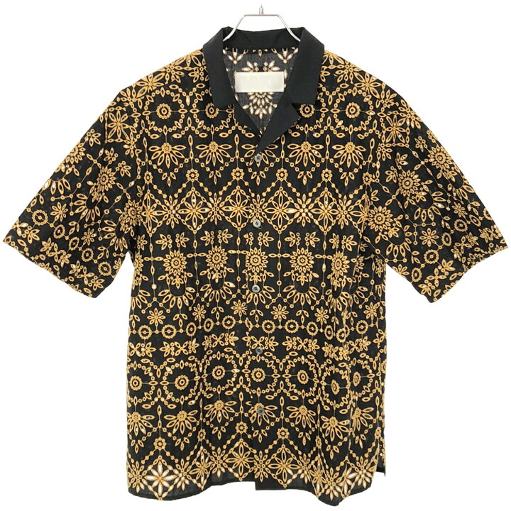 楽天市場】AAKU アアク 24SS OPEN COLLAR SHIRT オープンカラー レース 