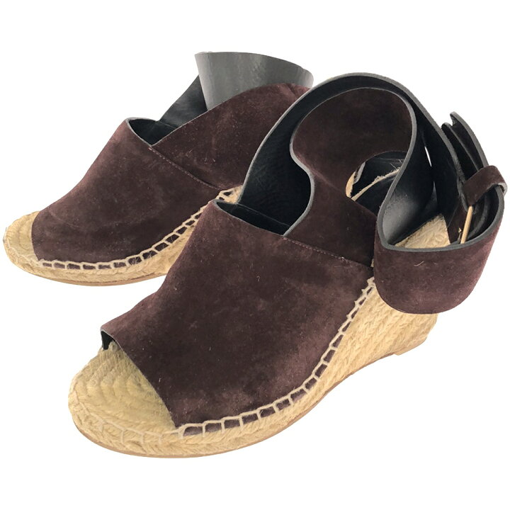 楽天市場】CELINE セリーヌ エスパドリーユ ウェッジソールサンダル  