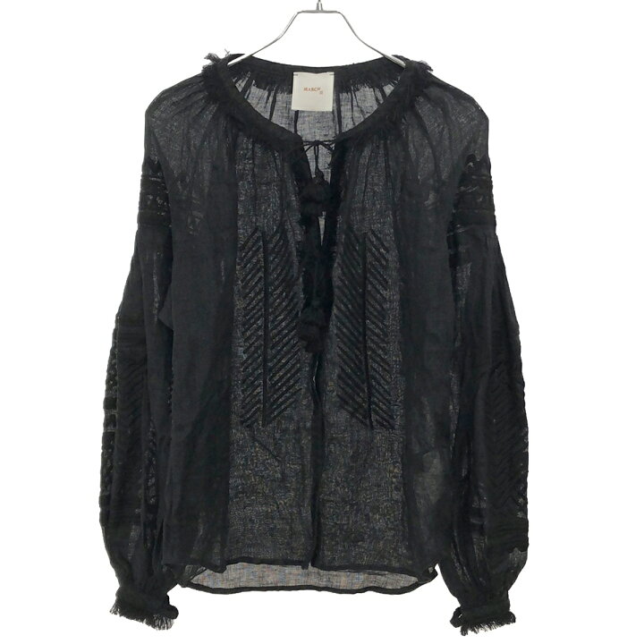 楽天市場】MARCH 11 マーチイレブン 19SS バルーンスリーブリネンエン  