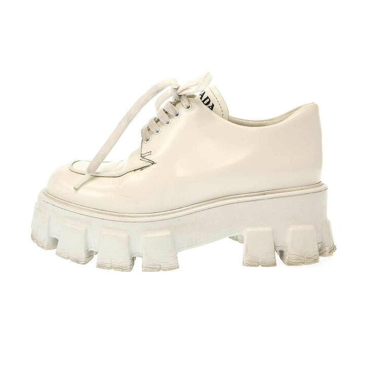 楽天市場】PRADA プラダ モノリスブラッシュドレザーレースアップ 