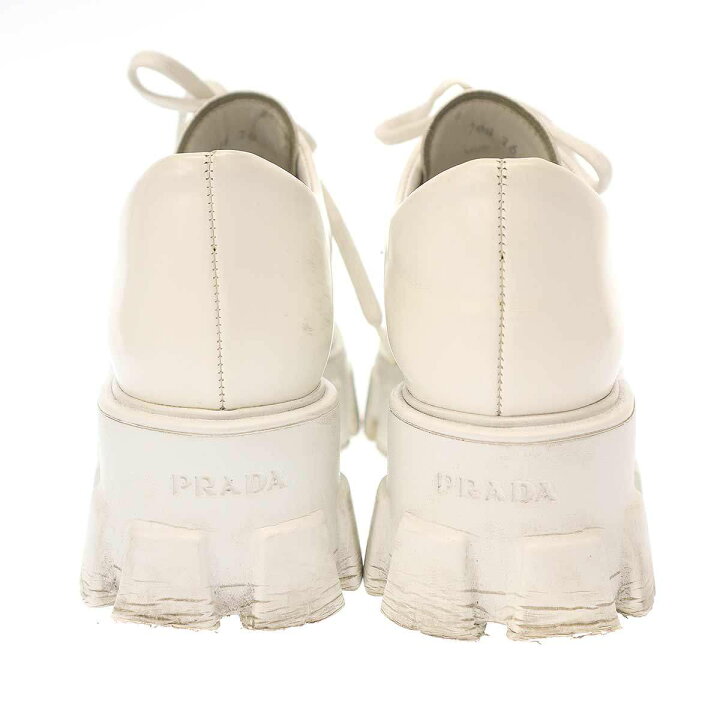 楽天市場】PRADA プラダ モノリスブラッシュドレザーレースアップ 