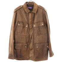 楽天市場】ラムレザー ジャケット（ブランドラルフローレン）（メンズ  