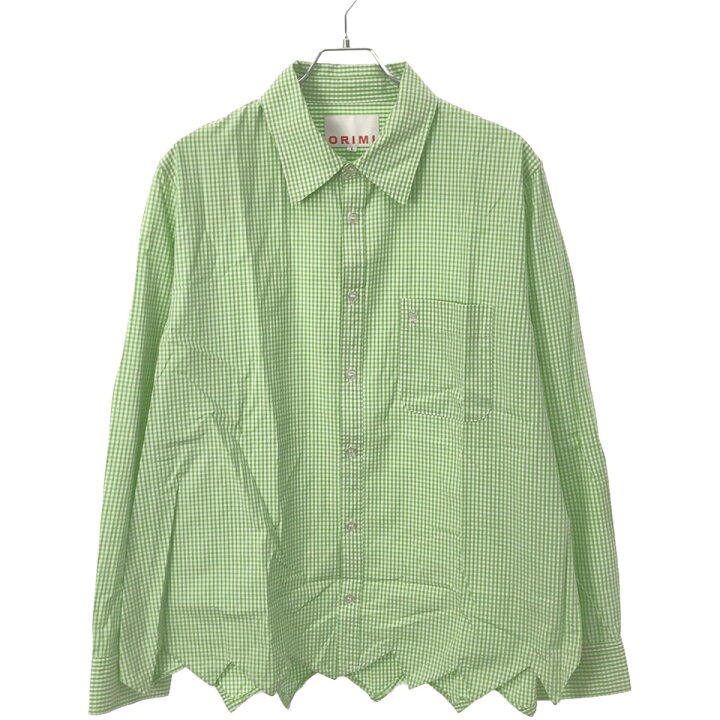 楽天市場】ORIMI オリミ 22SS RIPPED OFF SHIRT ギンガムチェック 