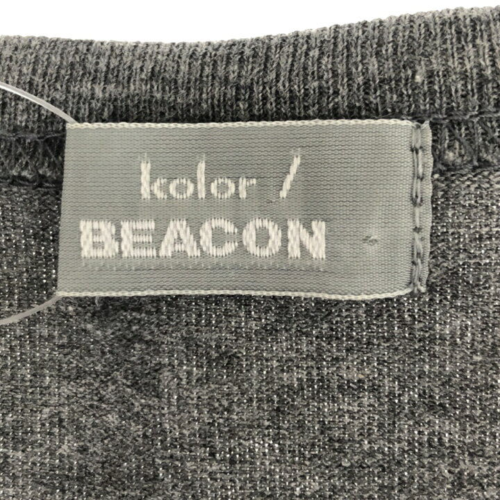 楽天市場】kolor BEACON カラー ビーコン 21SS ニットドッキングクルー 