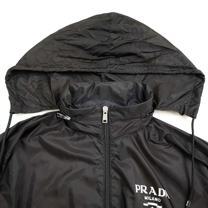 楽天市場】PRADA プラダ 23AW RE-NYLON ナイロンフーデッドレイン  