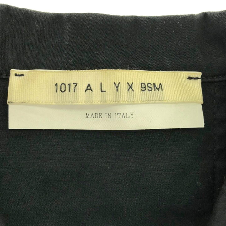 楽天市場】1017 ALYX 9SM アリクス 23SS LOGO S/S ZIP SHIRT ロゴ 