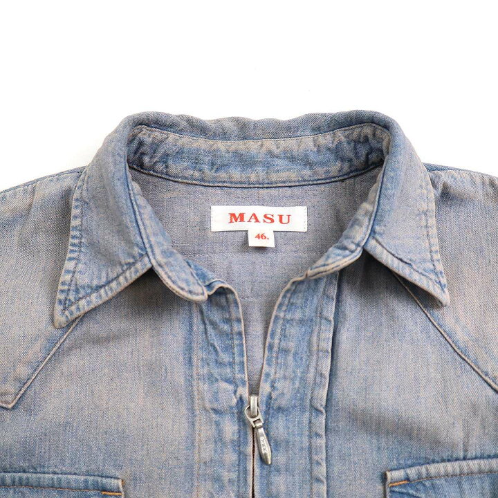 楽天市場】MASU エムエーエスユー 24SS MASUBOYS WESTERN SHIRT ジップ 
