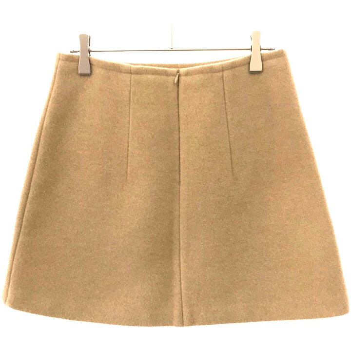楽天市場】PATOU パトゥ ダブルウェイスウール ミニスカート  