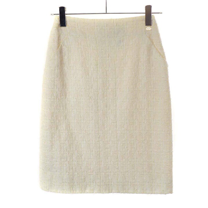 楽天市場】CHANEL シャネル 2005C コットンビスコースツイードタイト  