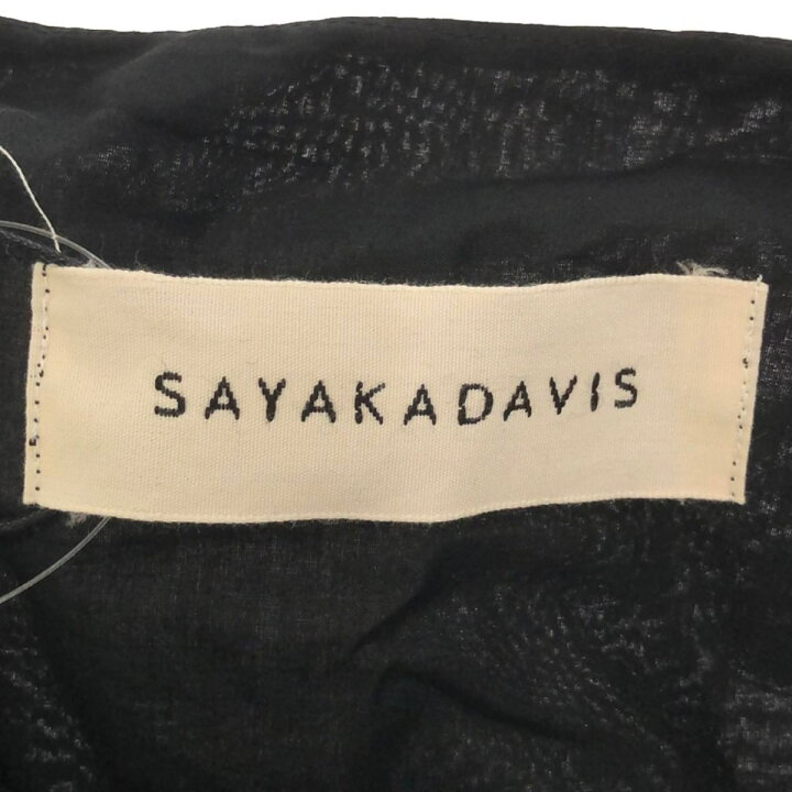 楽天市場】SAYAKA DAVIS サヤカ デイヴィス Basket Sleeve Long Dress  