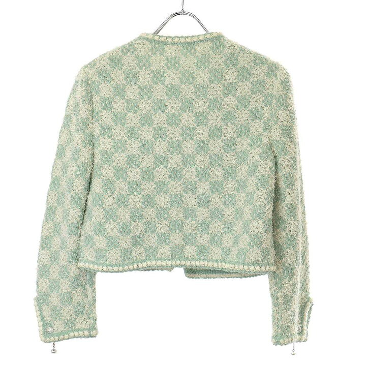 楽天市場】CHANEL シャネル 23SS ココボタンノーカラーツイード  