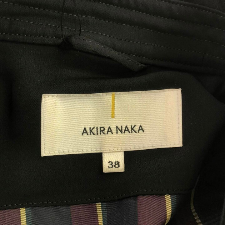 楽天市場】AKIRA NAKA アキラ ナカ プリーツトレンチコート AW1642BK 
