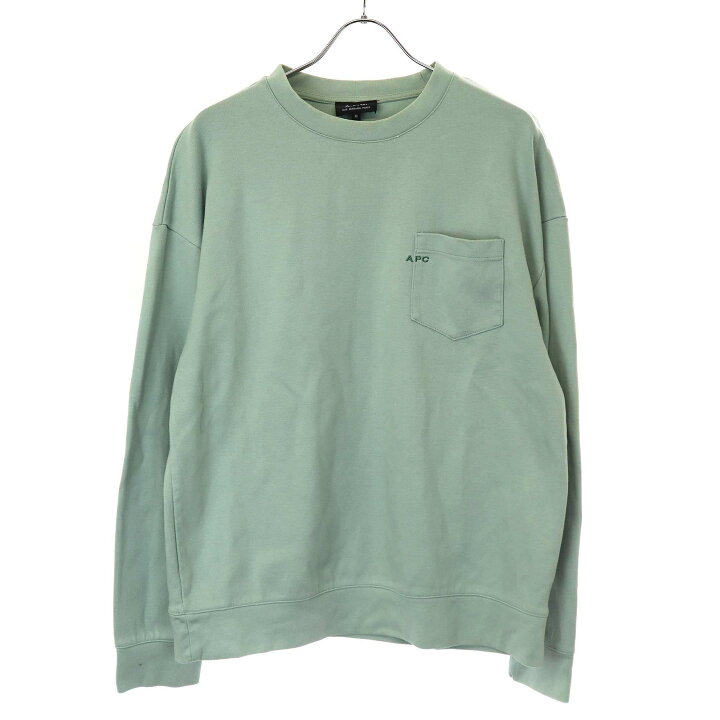 楽天市場】A.P.C アーペーセー ロゴ刺繍クルーネックスウェット 