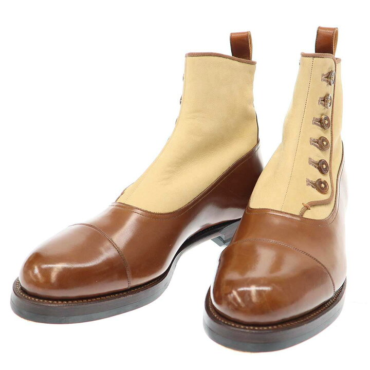 楽天市場】CALMANTHOLOGY カルマンソロジー A360 BUTTON BOOTS レザー 