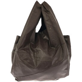 KASSL Editions×SUSAN BIJL カッスル エディションズ スーザン ベル The New Shopping Bag コーティングトートバッグ ブラウン 【中古】 ITJIR3PQJR94