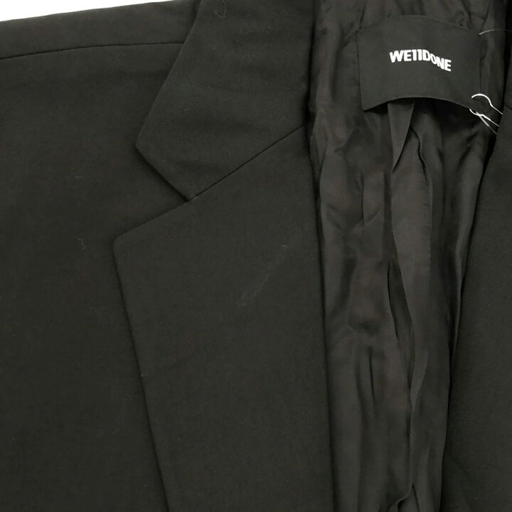 楽天市場】we11done ウェルダン 22AW ノッチドラペルパッチ テーラード 