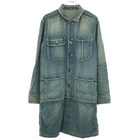 MIHARA YASUHIRO ミハラヤスヒロ 17SS ロングデニムカバーオール 81021298 インディゴ 44 【中古】 ITJWKFYHE4W6