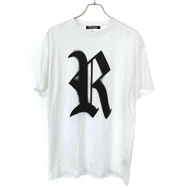 楽天市場】RAF SIMONS ラフシモンズ 23SS RロゴプリントTシャツ 231  