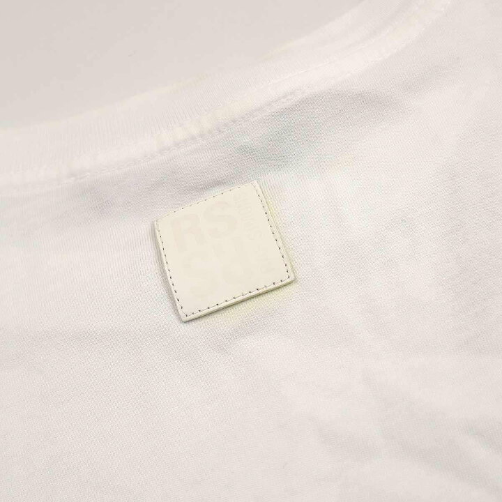 楽天市場】RAF SIMONS ラフシモンズ 23SS RロゴプリントTシャツ 231 