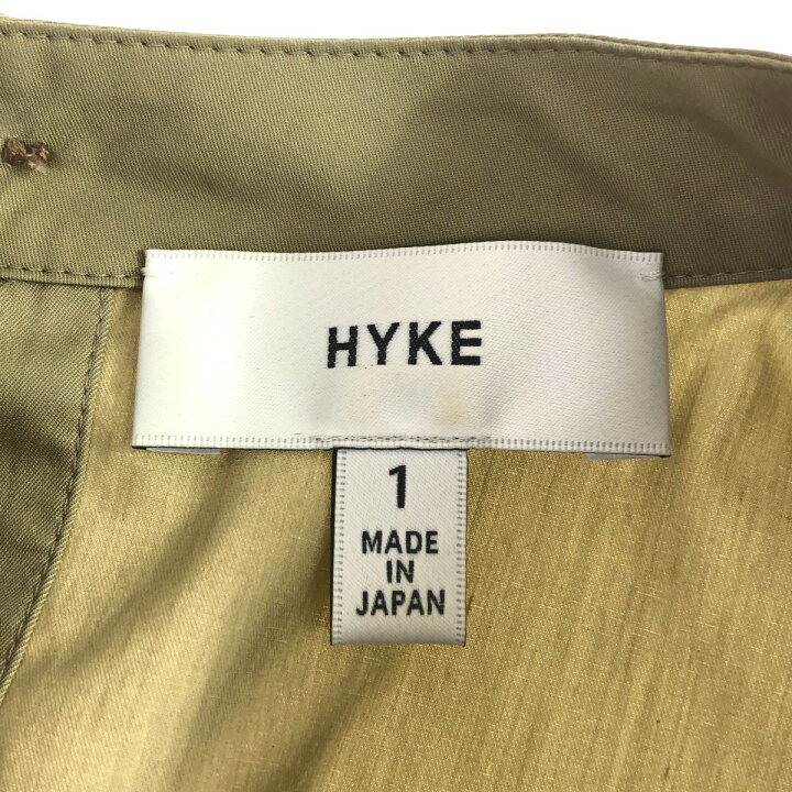 楽天市場】HYKE ハイク 19SS バンドカラーシャツワンピース 191-16068 