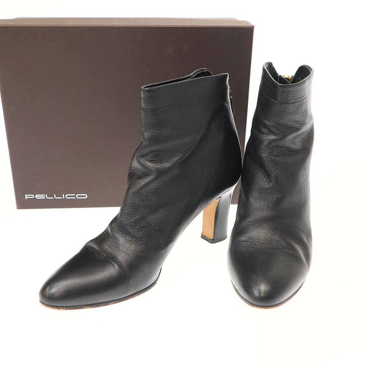 楽天市場】PELLICO ペリーコ TAXI80 アーモンドトゥバックジップブーツ  