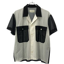 second layer セカンドレイヤーOPEN COLLAR 半袖シャツ
