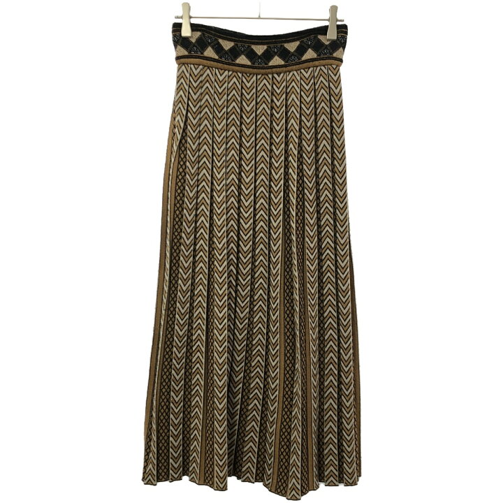 Mame Kurogouchi マメクロゴウチ レース プリーツ スカート mame  