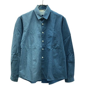 DIGAWEL ディガウェル 製品染めコットンアシンメトリーシャツ ブルー 0 【中古】 ITAD4J0LQMJS