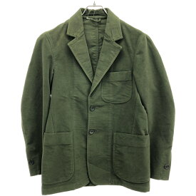 CARUSO カルーゾ 21AW elba ウールフランネルセットアップスーツ EL2M205S 2714ELZ オリーブ系 44 【中古】 ITSFX9R7EV6M