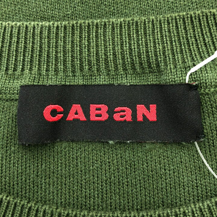 楽天市場】CABaN キャバン 22SS コットンカシミヤクルーネックプル