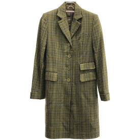 PS Paul Smith ピーエスポールスミス ウールチェックコート ベージュ系 40 【中古】 IT6CKBE68BVW
