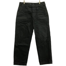 Engineered Garments エンジニアドガーメンツ Fatigue Pant Cotton Moleskin モールスキン ファティーグパンツ ブラック S 【中古】 ITN05FK6B2M4